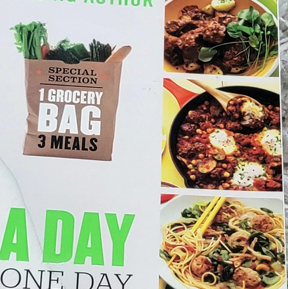 Rachael Ray Week In A Day 1 Grocery Bag 3 Meals Special Edition